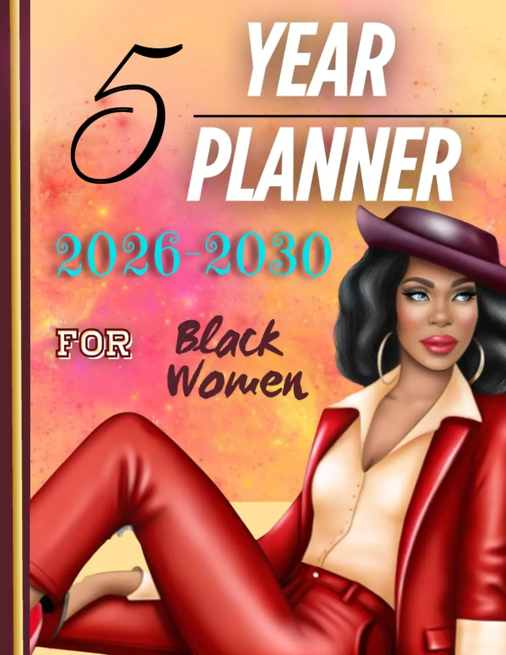 5-Year Monthly Planner 2026-2030 for Black Women Large 8.5x11 African American Women’s Calendar Journal with Federal Holidays Goal Setting Pages