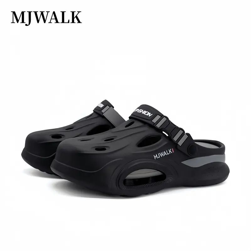 [MJWALK]Unisex Sporty Slip on Clogs，Casual Comfortable Breathable Beach Water Sandals,Soft Non-Slip Sports Slippers for Indoor & Outdoor outdoorfun