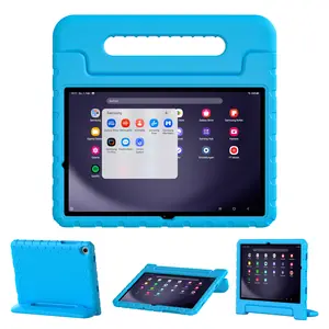 Kids Case for Samsung Galaxy Tab A9+ 11 Inch 2023, Lightweight Protective Cover with Handle, Durable Kid-Friendly Stand Case.