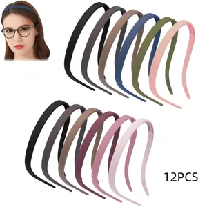 12pcs (12pcs) Non-Slip Plastic Headbands with Teeth Suitable for Glasses Wearers - Pressure-Free Hairbands for Women &, Fit for Square Fashion Glasses, Relief, Comfortable for,, Daily Use - Plastic Headband