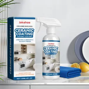Ceramic Coating Spray Set, Kitchen & Bathroom Tile Refurbishment Cleaner Liquid, Protective Brightening Care, Single Unit, No Ca Prop 65 Warning, Cleaning Agent