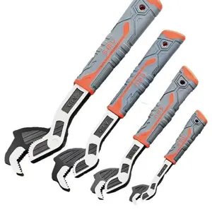 1 Count Multifunctional Self-locking Pipe Wrench - 6-8-10-12 Inch Multi-model Flexible Wrench for Plumbing Repairs, Car Bicycle Maintenance & Valves Pipes Installation Heavy Duty.