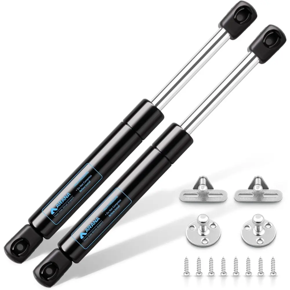 10 in Gas Struts 10Lb/45N Soft Close Support Shocks for Pickup Truck Tool Box, Boat Hatch, Storage Box Cabinets Lift Support, Truck Toolboxes