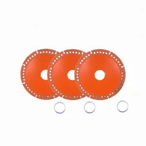 Diamond blade for angle grinders; composite multifunctional blade for cutting and brazing; inner-hole metal saw blade; metal cutting disc