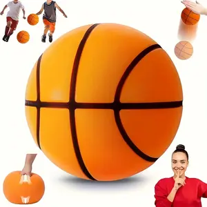 Silent Basketball, Foam Basketball for Indoor Training Exercise, No Coating High-Density Foam Ball, Low Noise Basketball for Various Indoor Activities