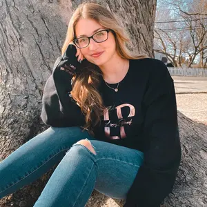 Rose Gold Metallic Crewneck