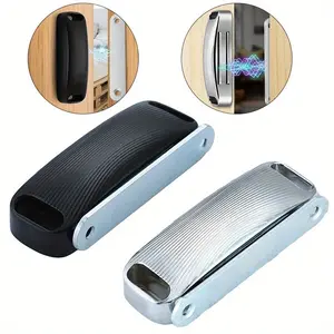 Strong Magnetic Door Catch, Cabinet Door Magnet Latch, Sliding Door Hole Punch Snap Hook, Durable & Secure Design, Easy Installation