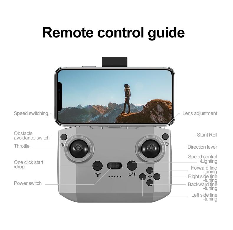 GT3 Drone - Ultra Lightweight Quadcopter With Dual Cameras For Safe, Stable Flights