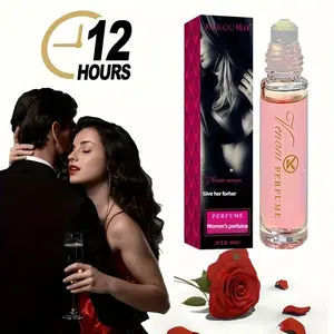 Unisex Pheromone Perfume Essential Oil Cologne - Long-lasting alcohol-free formula containing 10-20% pheromones, floral notes - Unisex alluring fragrance suitable for day or night, perfect for romantic occasions, crafted for loving couples