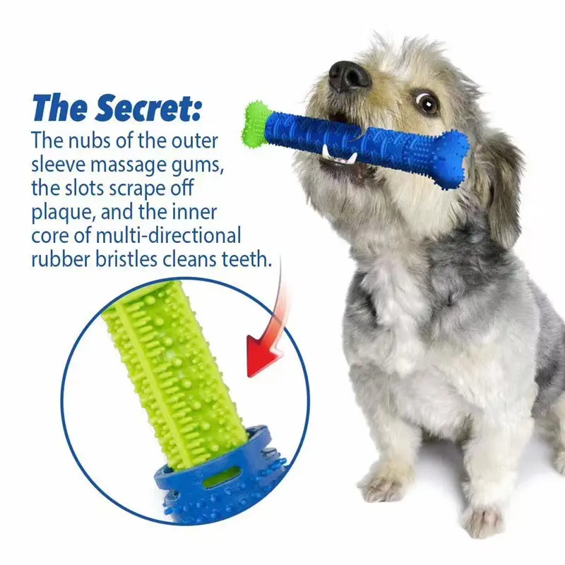 Dog Teething Stick Pet Teething Toy New Dog Toothbrush
