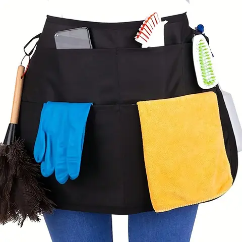 Garden Apron with Adjustable Tool Belt, Multi-Functional Waist Bag for Women, Teacher Apron, Waiter Apron, Home Use, Gardening, Trimming, Harvesting, Organizer, Pocketed Aprons, Aprons with Pockets
