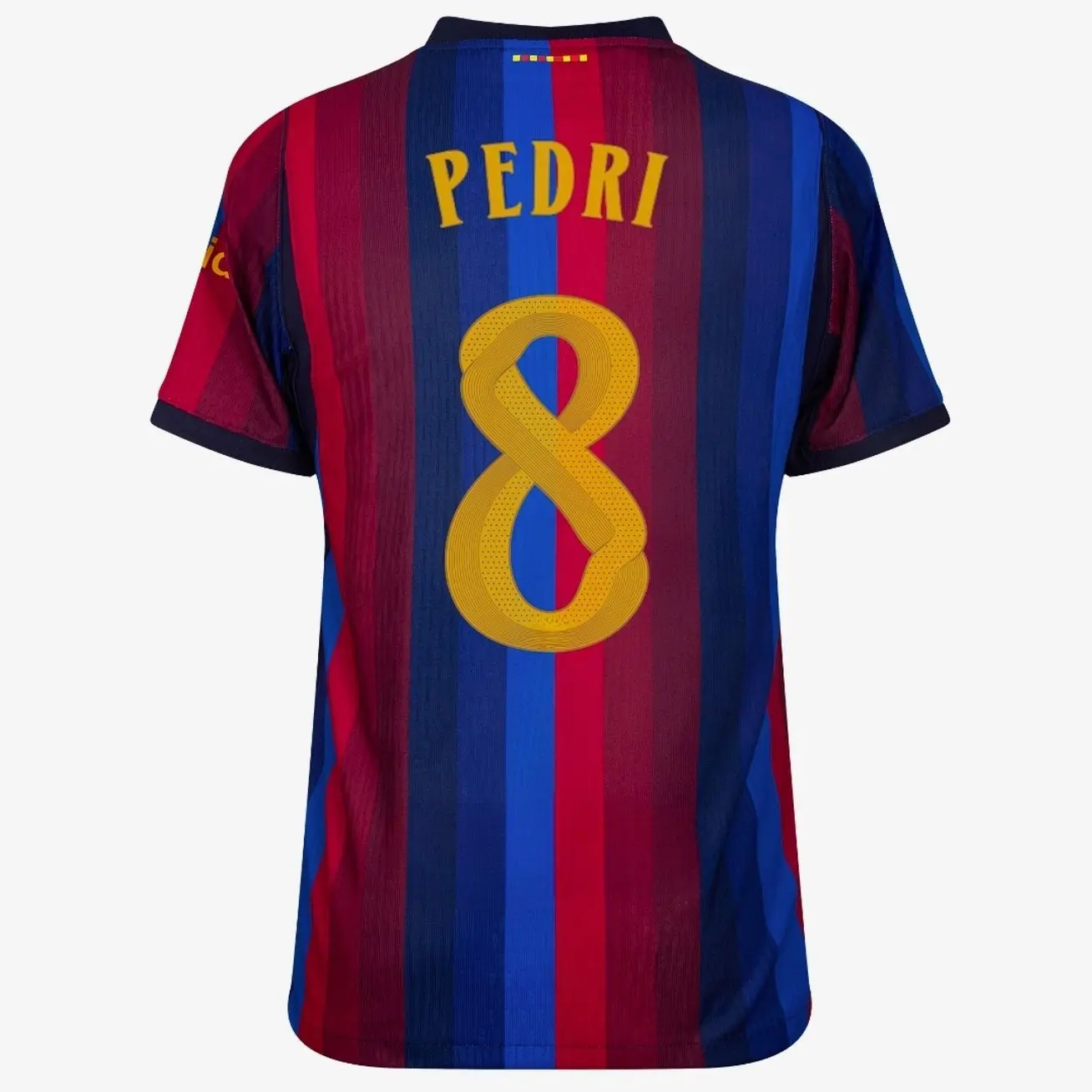 Unisex Soccer Mens Athletic Short Sleeve Football Shirt Sports Fan Training Top Breathable Lightweight Casual Streetwear Aero-Fit Match Home Pedri 8 Shirt 2026-2027