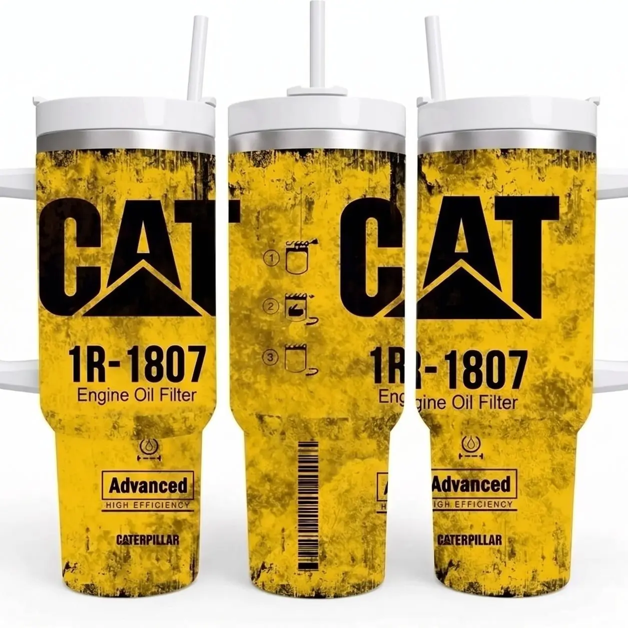 Popular Oil Tumbler 40oz, 30oz, Stainless Steel Handmade Lid Straw Bottle Drinkware Water Bottles Cup Mug