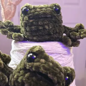 Squishy Frogs - Soft Crochet Plush Toy