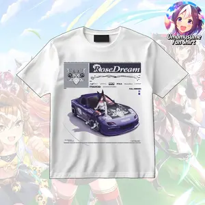 [Uma Musume Fan Shirt] Rice Shower x Super Car - Uma Musume: Pretty Derby Meme Vintage T-shirt, Uma Musume Graphic Tee, Manga Style Shirt, Horse Girl Graphic Shirt, Y2K Gaming Shirt, Gift for Men, Horse Girl Lovers, Crew Neck Shirt, Trending Shirt