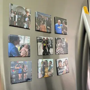 9- Custom 2x2 Square Photo Magnets