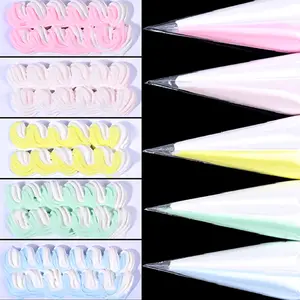 100g Two-Color Cream Glue for DIY Phone Cases & Craft Decorations with Piping Nozzles for Artwork and Decorative Design Possibilities