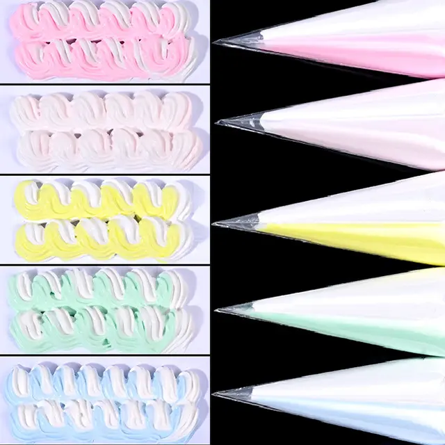 100g Two-Color Cream Glue for DIY Phone Cases & Craft Decorations with Piping Nozzles for Artwork and Decorative Design Possibilities
