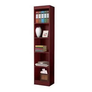 Hodedah  Four Shelf Bookcase - Mahogany
