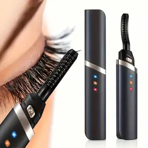 1pc Portable Electric Eyelash Curler Rechargeable Lash Curler Quick Natural Long-Lasting Curling Lash For Women Eye Makeup Tools