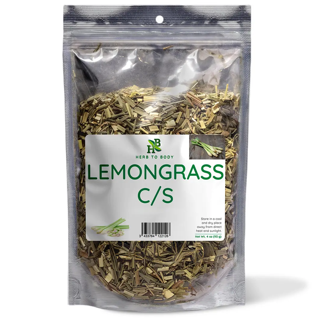 Herb To Body Lemongrass C/S | Cut & Sifted | Cymbopogon Citratus | Wildcrafted | 4oz