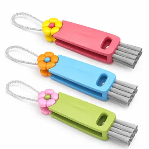 Multifunctional Cup Lid and Bottle Gap Cleaning Brush Set 3 in 1 Kitchen Crevice Tools