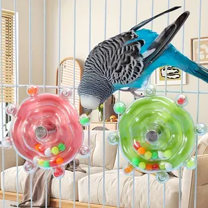 A bird chew toy with rotating parts - stimulating mental activity and beak exercise - hanging enhanced activity for chicken and parrot cages - durable foraging toy gift, bird chew toy, interesting design, durable plastic