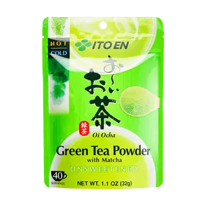 ITO EN Oi Ocha Unsweetened Green Tea Matcha Powder 1.1oz - Japanese Instant Tea Mix, 0 Sugar, Ceremonial Grade
