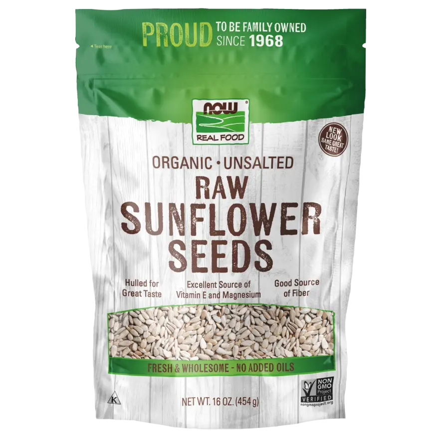 Sunflower Seeds Raw/Unsalted 16 oz by Now Foods Sunflower Seeds Raw/Unsalted 16 oz by Now Foods