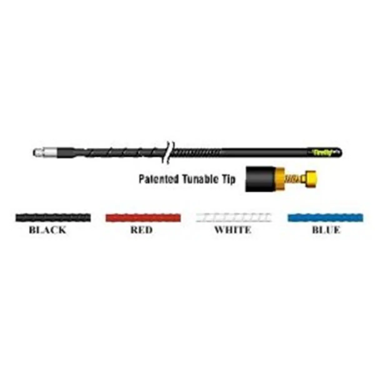 Firestik FL4-B 4 ft. Firefly .63 Wave200 Wt Antenna - Black