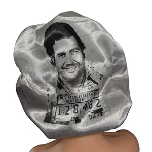 Silk Bonnet for Sleeping/ Double Layer Satin reversible hair sleeping bonnet for woman Natural curly Hair Outside silk