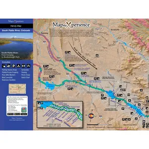 South Platte River, Colorado GPS Fishing Map