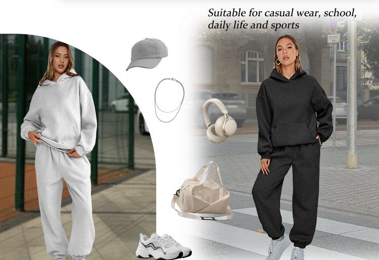 AUTOMET Womens 2 Piece Outfits Lounge Hoodie Sweatsuit Sets Oversized Sweatshirt Baggy Fall Fashion Sweatpants with Pockets Casual Long Sleeve AUTOMET Womens 2 Piece Outfits Lounge Hoodie Sweatsuit Sets Oversized Sweatshirt Baggy Fall Fashion Sweatpants with Pockets Casual Long Sleeve