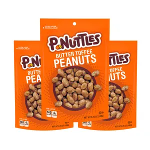 P-Nuttles Butter Toffee Peanuts 5.25 Ounce, 3 pack