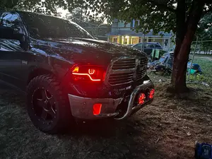 Universal RGB Colorflow Fog-Lights 6 Inch LED Off-Road Lights Full App Controlled with Extendable Harness for Any Vehicle/ATV