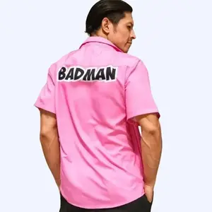 Vegeta Badman Pink Dragon Ball Z Hawaiian Shirt | Cool Summer Anime Vibes for Men & Fans