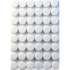 48 Pieces White Self Adhesive Bumpers
