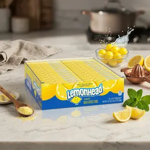 Lemonhead Hard Lemon Candy, 0.8 Ounce Boxes (Pack of 24)
