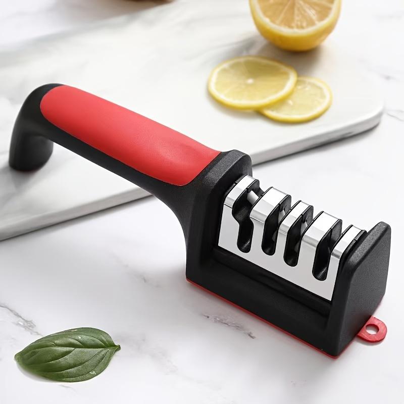 1pc Outdoor Knife Sharpening Tool, Featuring a 4-Stage Professional Kitchen Sharpening Stone Grinder, Designed for Tungsten Diamond Ceramic Knife Sharpening