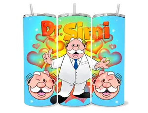 Dr Simi 20 oz Insulated Tumbler - Drinkware Water Bottle