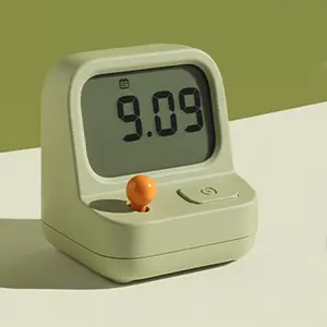 Alarm Clocks Snooze Digital Clock Novelty Silent Table Clock Cartoon Shaped Alarm Clocks Silent Non Ticking for Kids Desk Clock Does not apply