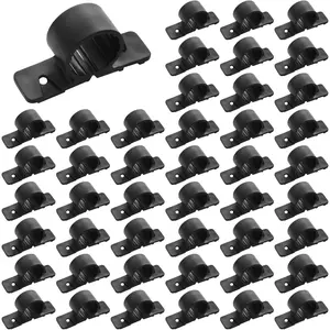 50 Pack 1/2 Inch Heavy-Duty Pipe Clamps Bulk Pipe Supports Suspension Pex Clamps for Pex, Copper, CPVC