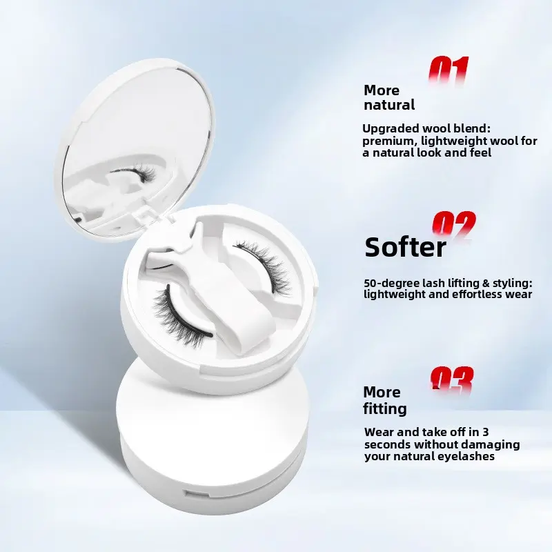 Fox Style Magnetic Eyelashes Natural Camellia Design 3D Thick Magnet Eyelashes No Glue Needed Waterproof Reusable for Women Girls Fox Style Magnetic Eyelashes Natural Camellia Design 3D Thick Magnet Eyelashes No Glue Needed Waterproof Reusable for Women Girls