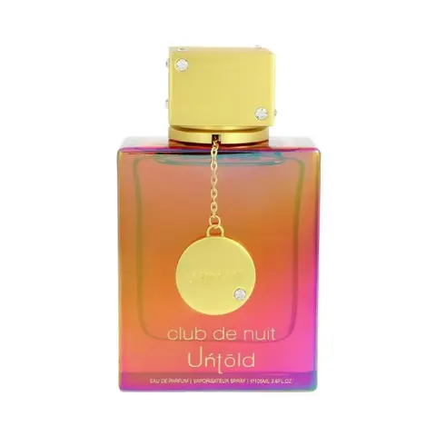 ARMAF Club de Nuit Untold Eau de Parfum Unisex 3.6 oz | Timeless saffron‑amber elegance with deep woody resonance