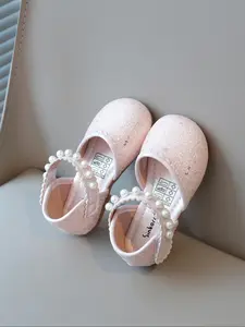 Fashionable Glitter Design Flat Shoes, Round Toe Flats, Comfortable Shoes for Girls, Casual Versatile Shoes for Party and Daily Wear