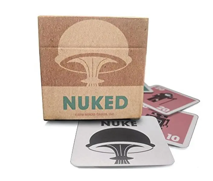 NUKED Party Card Game - Fast-Paced Post-Apocalyptic Strategy & Betrayal Game for Family Game Night, Adults, and Teens