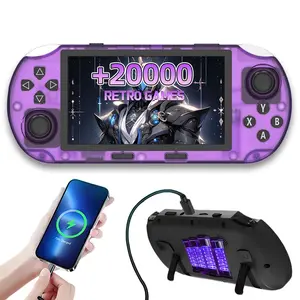 Rediscover the joy of your childhood! The SF3000 retro handheld gaming console features over 20,000 games, 14+ emulators, a 4.5-inch IPS HD screen, a dual-core processor, instant phone charging, and TV connectivity. It's both stylish and durable!