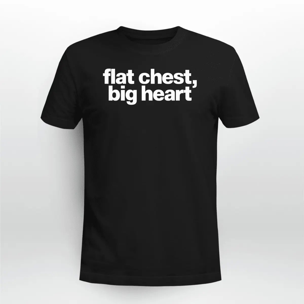 Flat Chest Big Heart T-Shirt