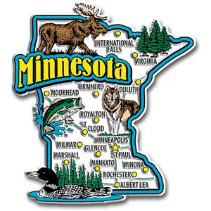 Minnesota Jumbo State Magnet by Classic Magnets