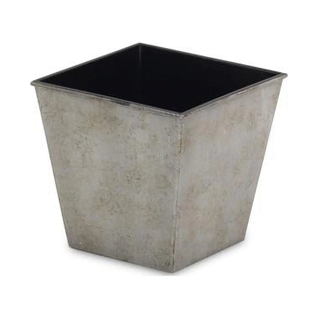 Cheungs PP-108LG 5.25 in. Square Tapered-Body Indoor-Outdoor Cylindrical Body Flower Pot - Gray, Cylindrical Body Flower Pots, Indoor-Outdoor Flower Pots